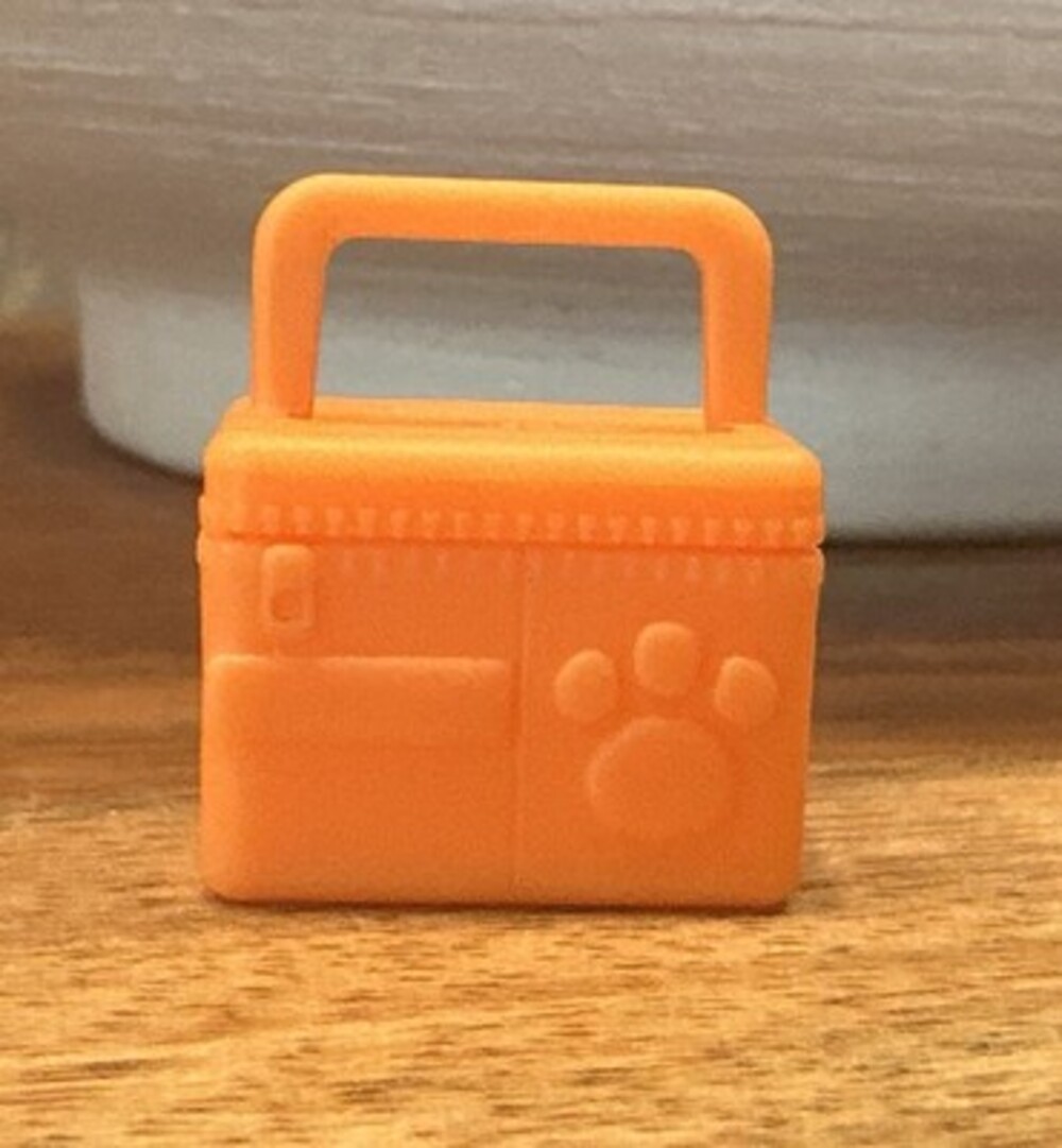 Bluey Family & Friends Action Figure Accessories ORANGE LUNCH BOX Pail